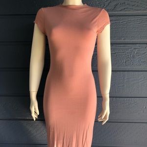 Pink Midi Dress